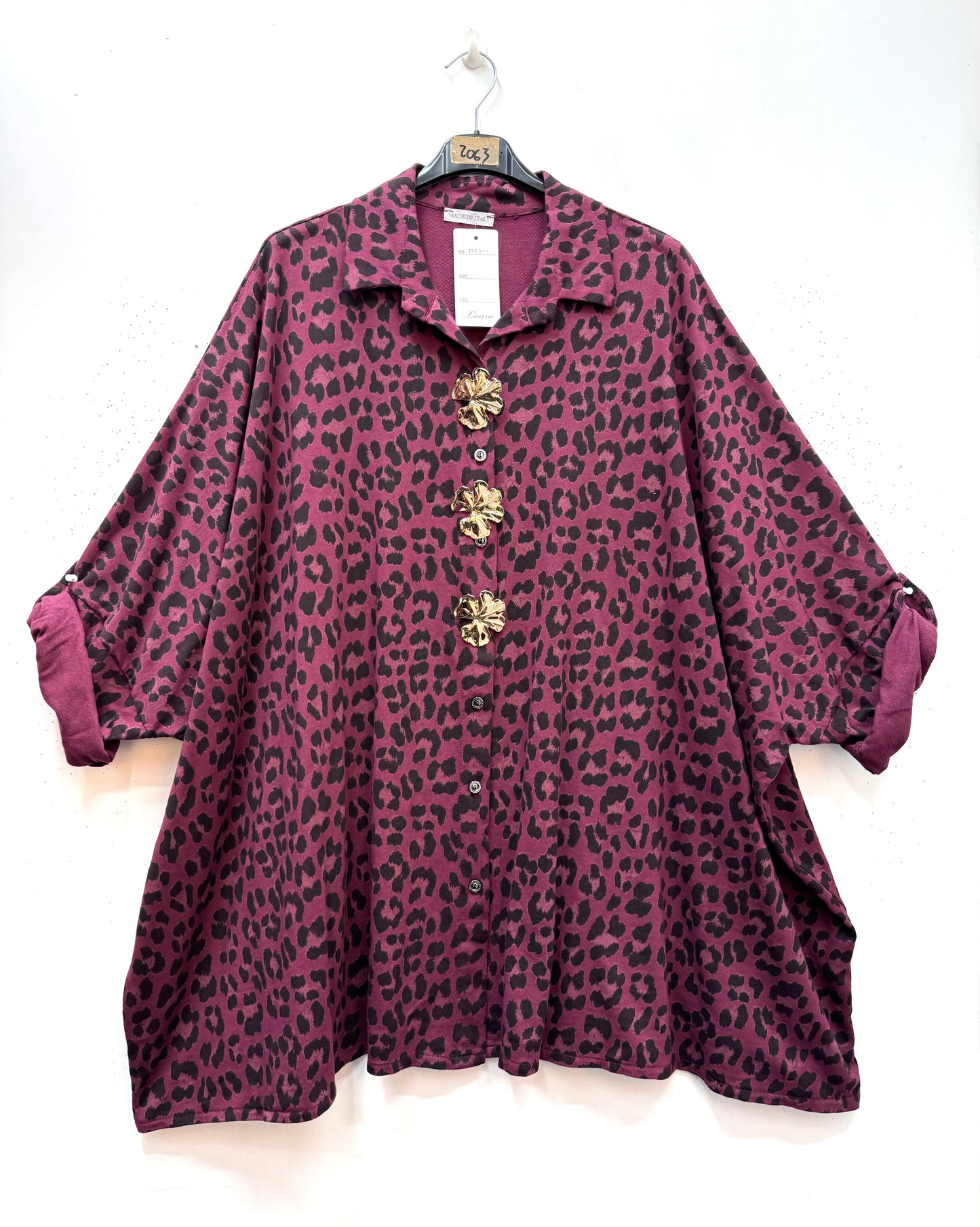 chemise oversize léopard Mobelle