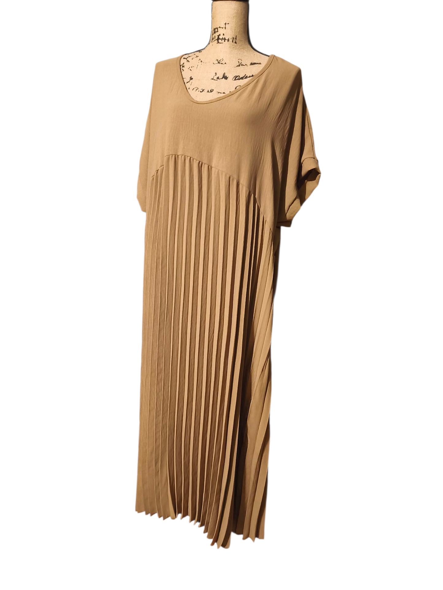 Robe longue plissée Mobelle