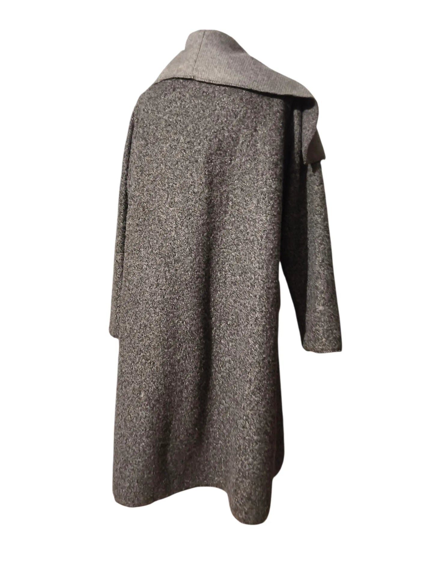 Manteau Asymétrique Gris Mobelle