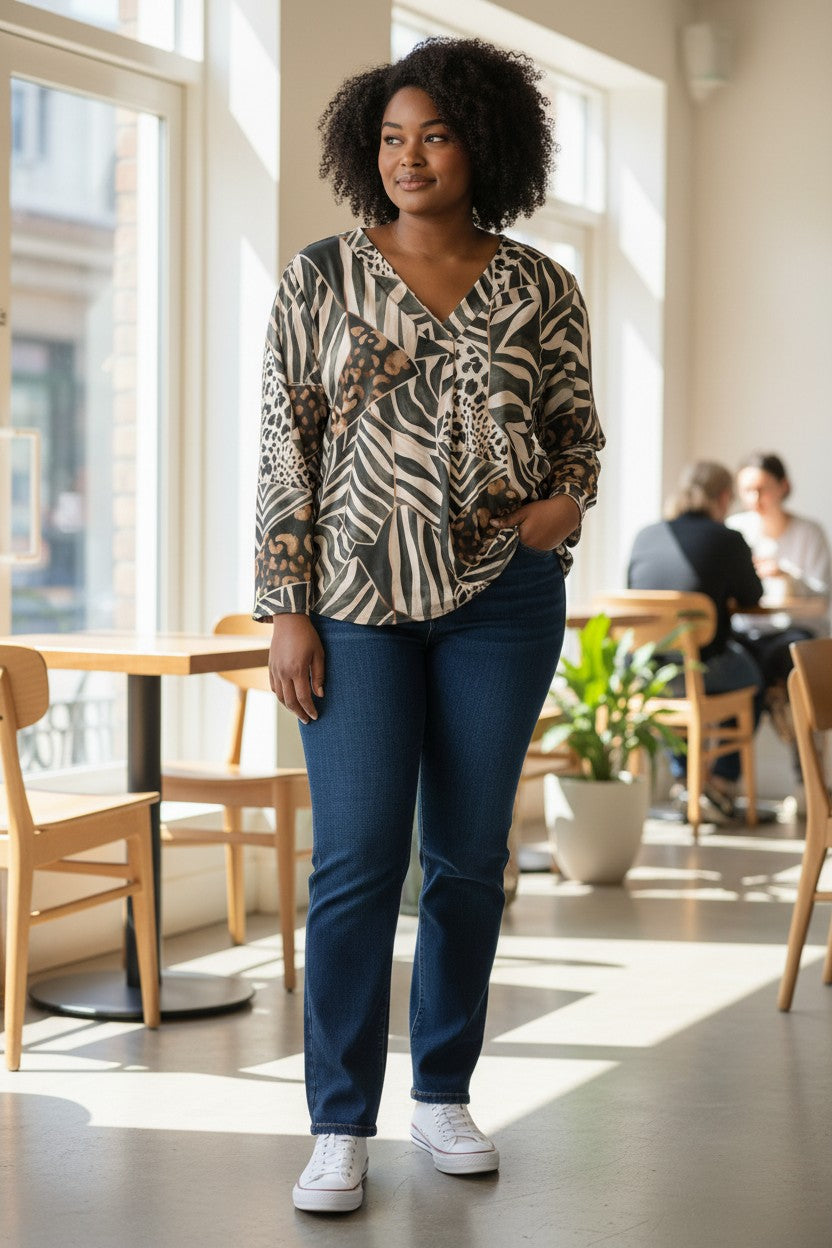 Tunique géométrique Mobelle