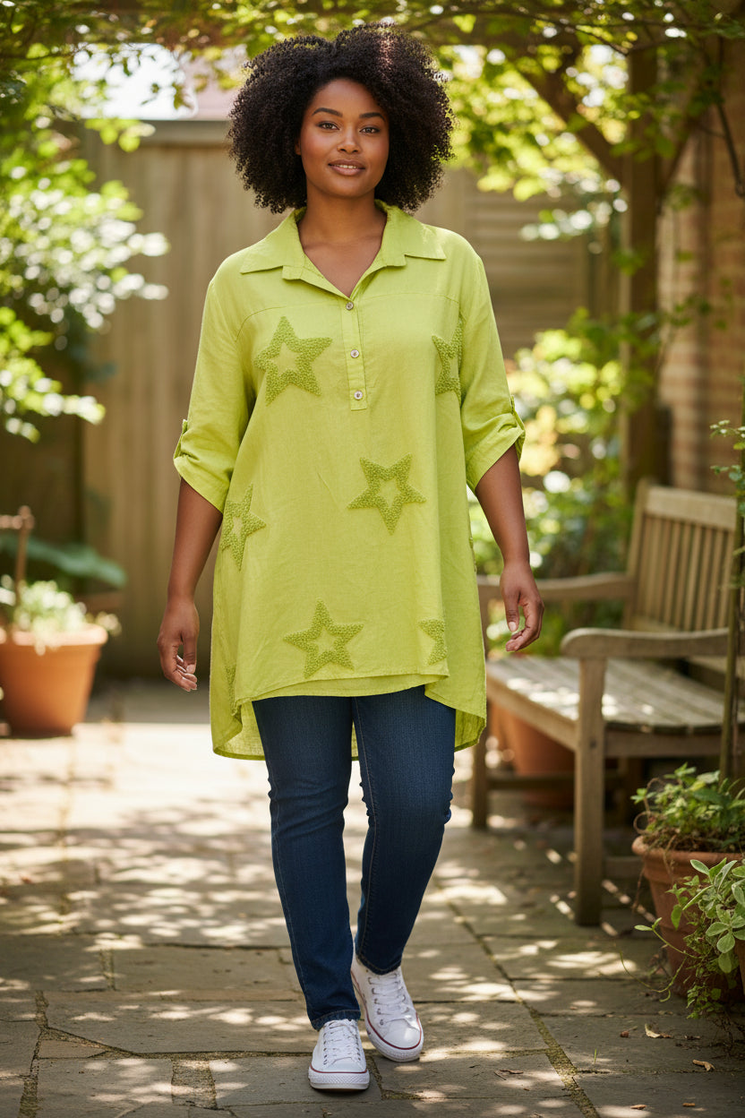 Tunique vert pomme Mobelle