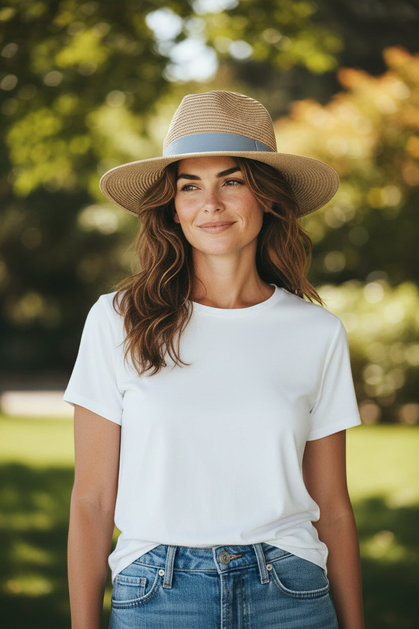 Chapeau gris Mobelle