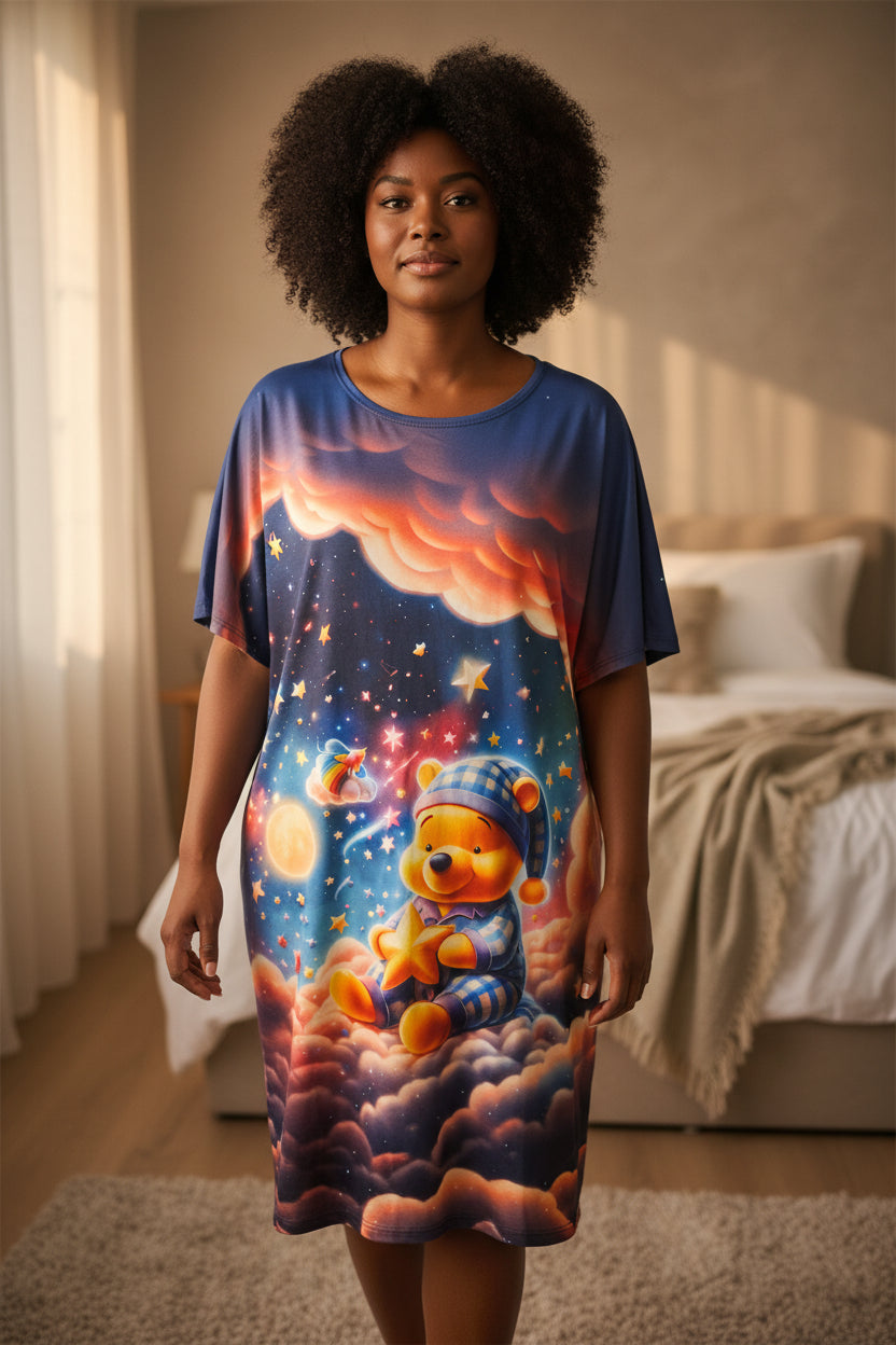 Chemise de nuit animé Mobelle