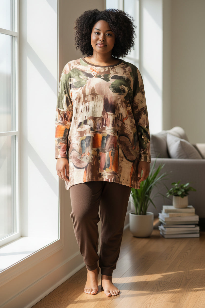 Tunique motifs Mobelle