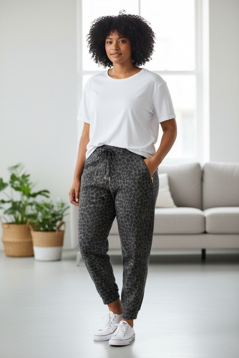 Pantalon jogging léopard Mobelle