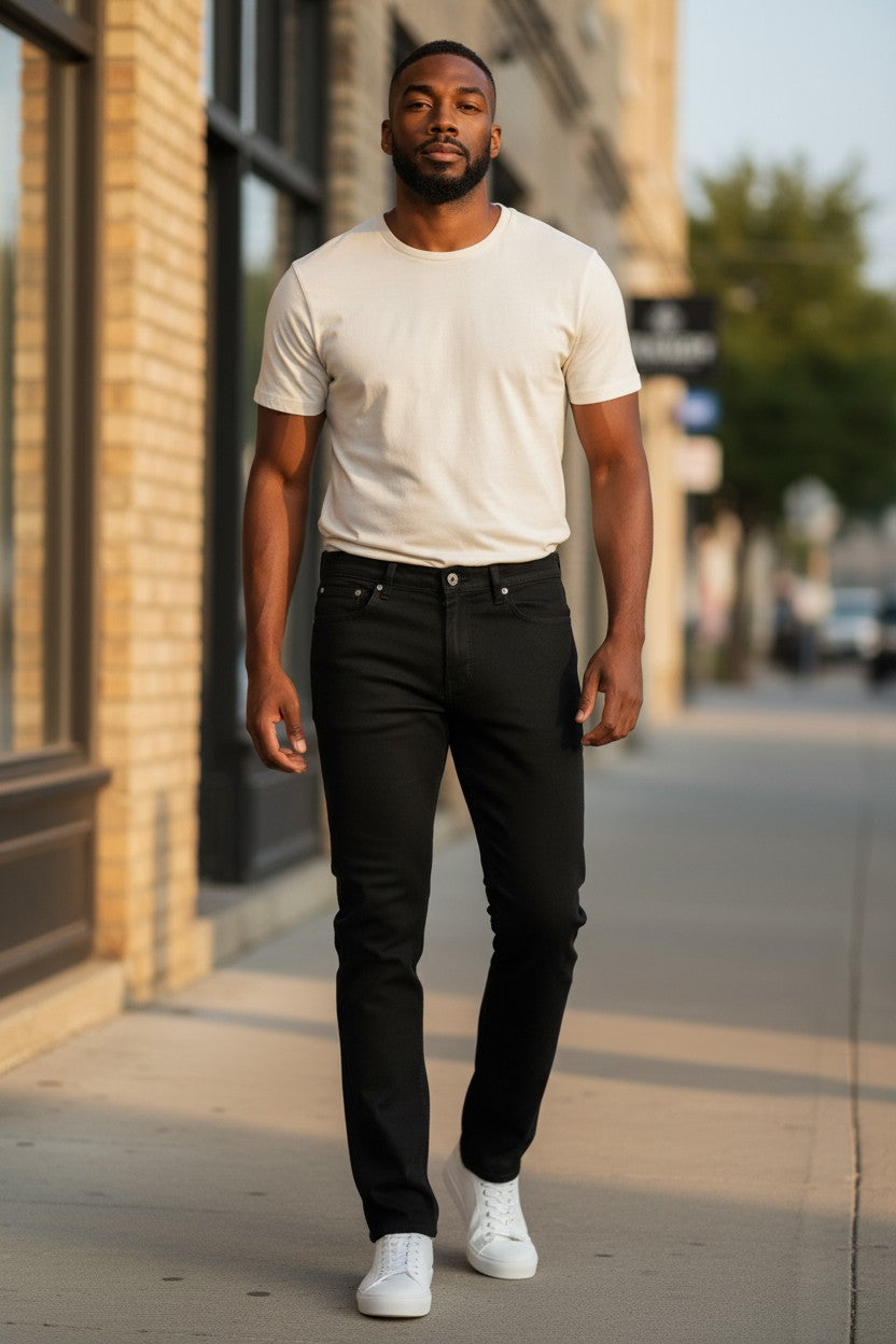 Jeans noir Mobelle
