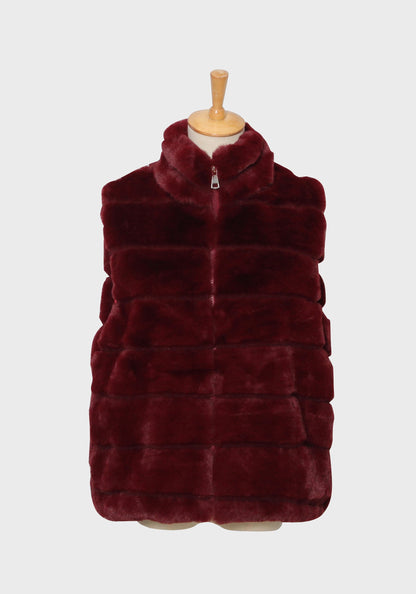 Veste moumoute sans manches - Mobelle