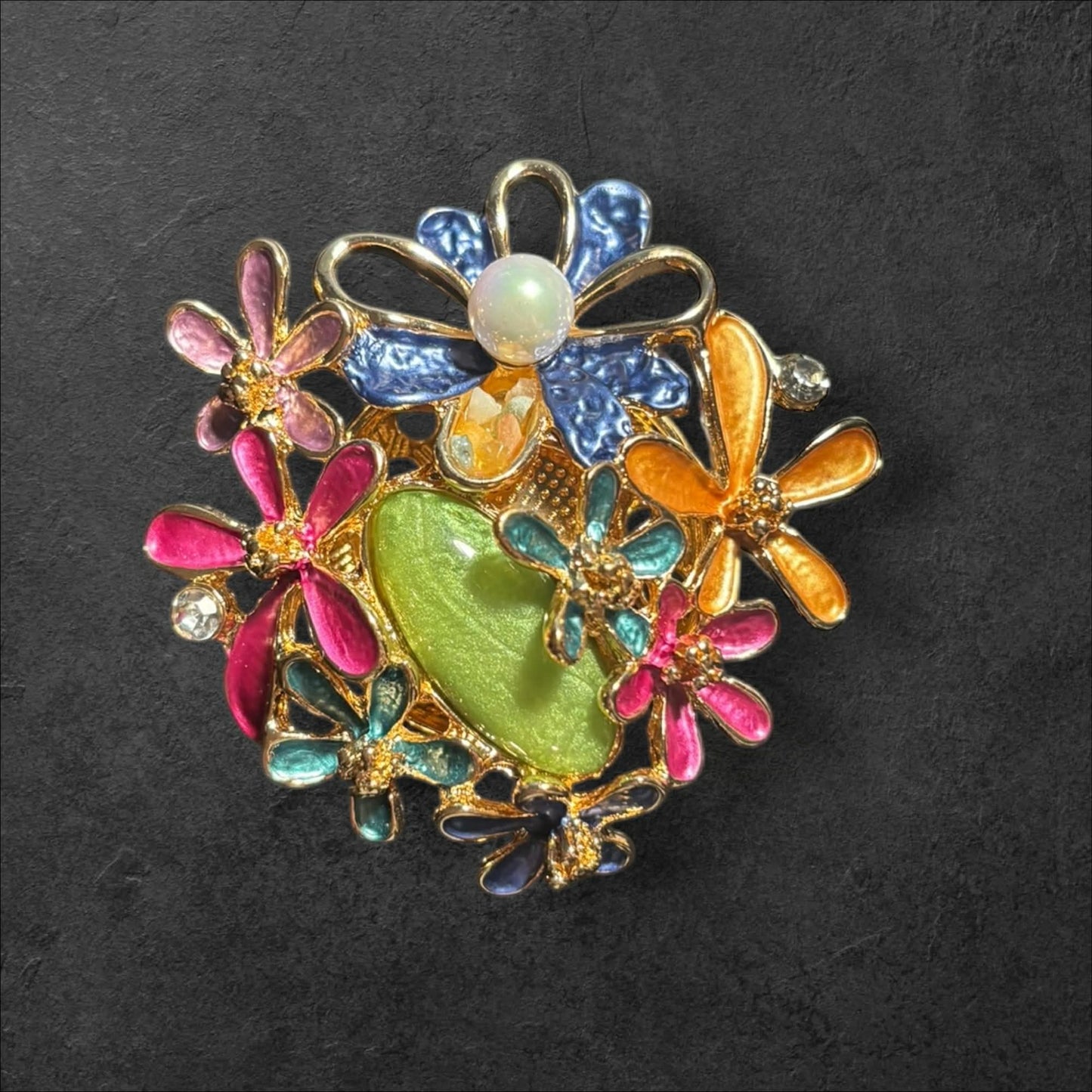 broche jardin de perle