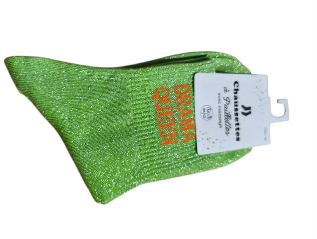 Chaussette paillette " DRAMA QUEEN " Mobelle
