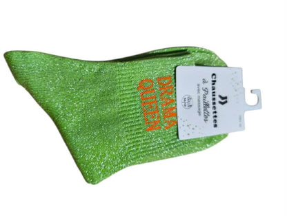 Chaussette paillette " DRAMA QUEEN " Mobelle