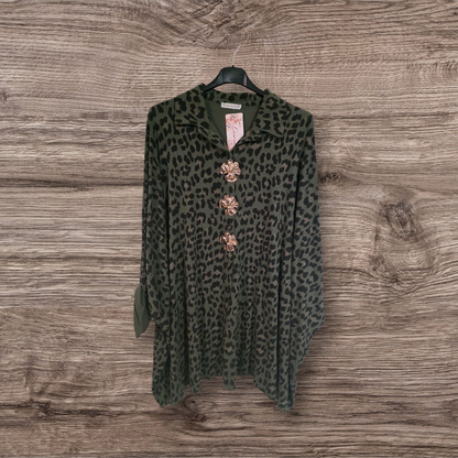 chemise oversize léopard Mobelle