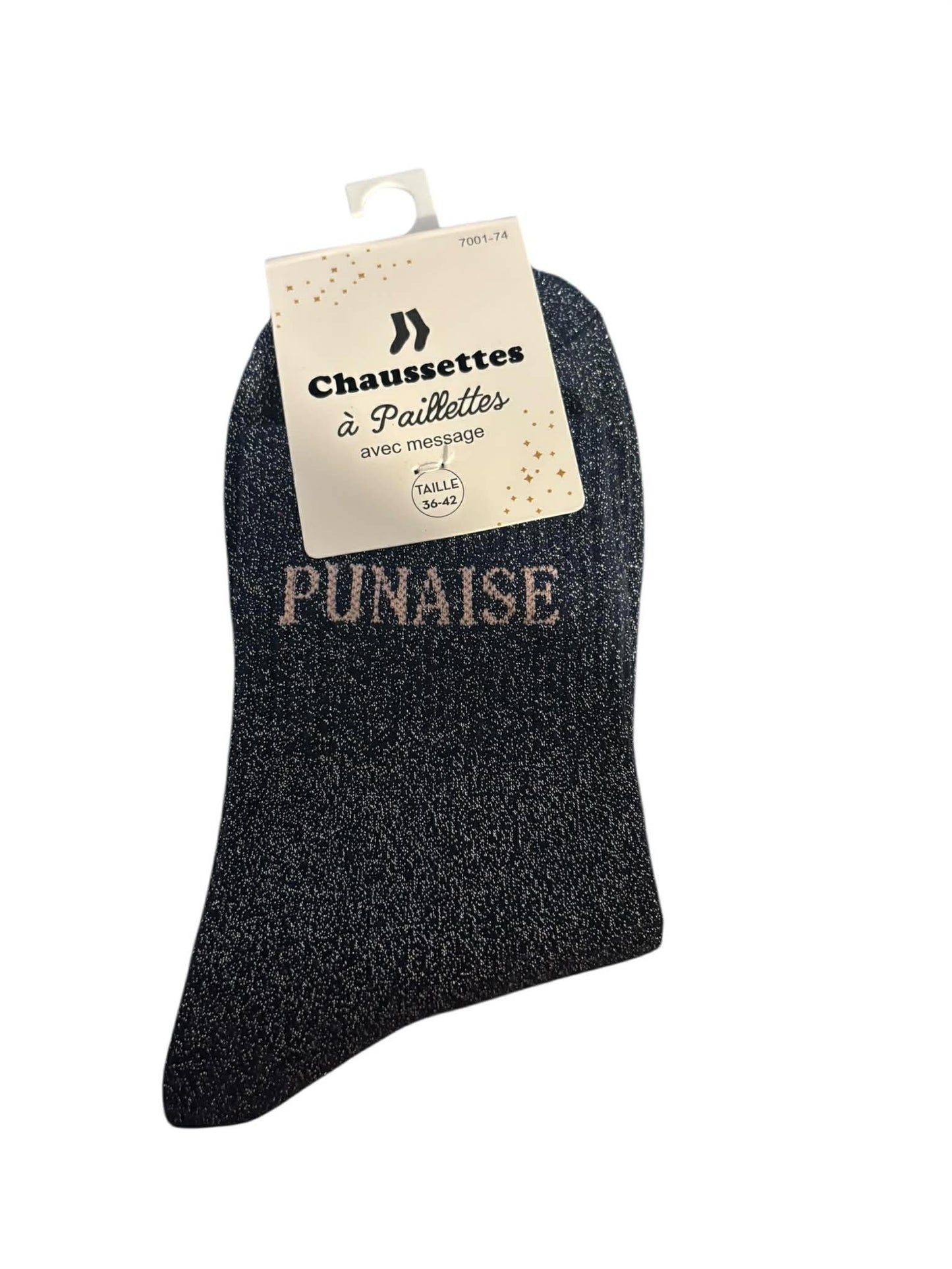 Chaussette paillette " PUNAISE " Mobelle