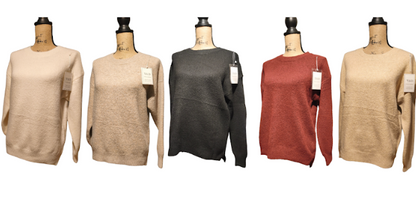 Pull uni col rond Mobelle