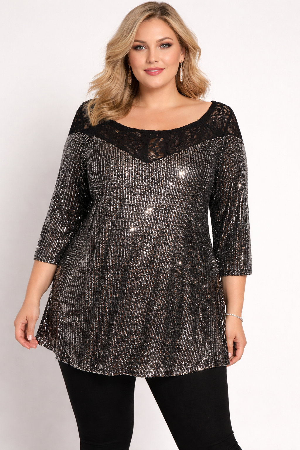 Tunique sequins Mobelle