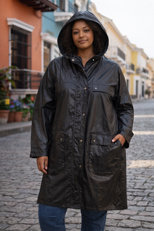 Imperméable noir Mobelle