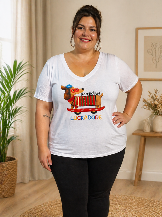 T-shirt "LUCKADORE" Mobelle