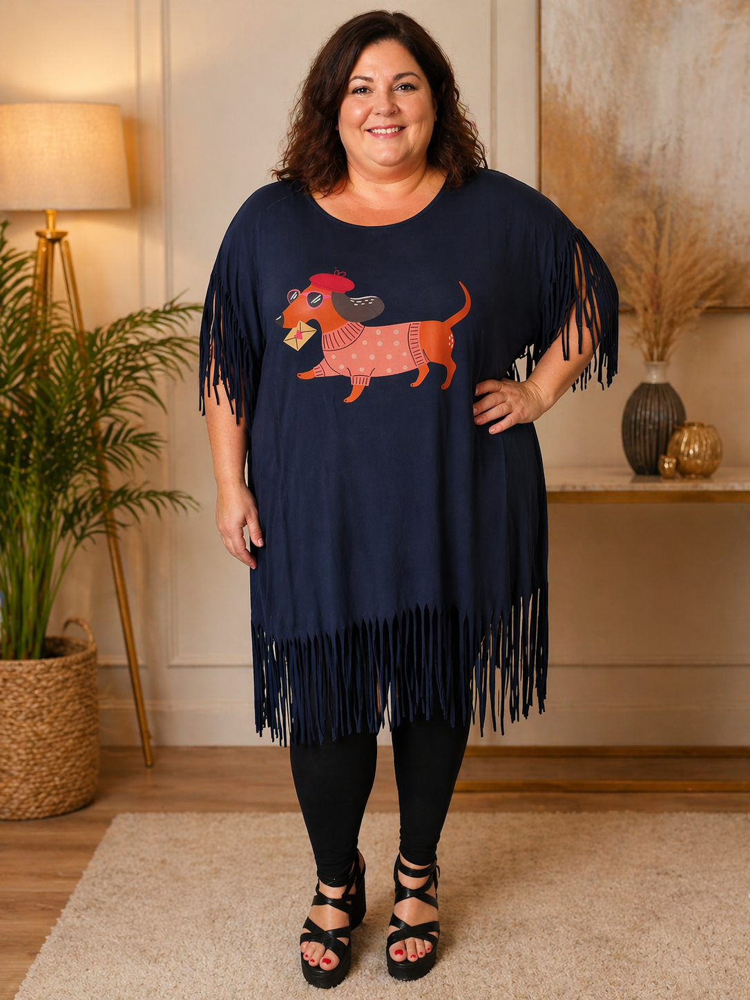 Tunique Franges Mobelle
