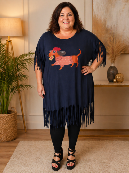 Tunique Franges Mobelle