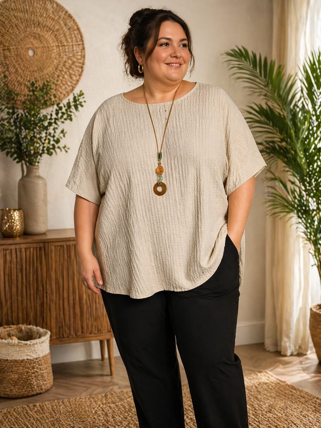 Tunique avec Collier Mobelle