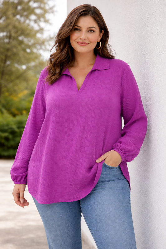 Blouse manches longues Mobelle