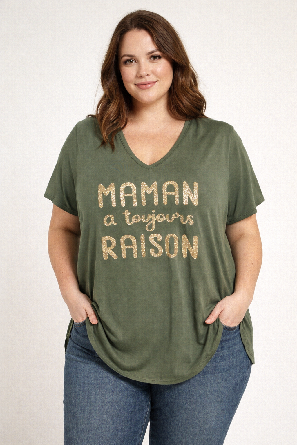 T-shirt " MAMAN A TOUJOURS RAISON" Mobelle