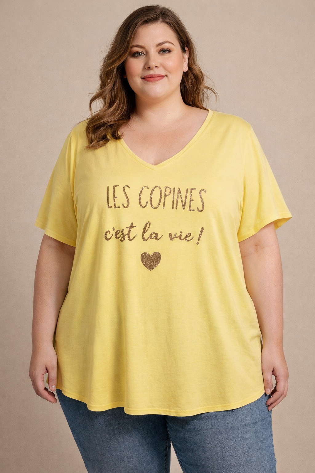 T-shirt "LES COPINES C'EST LA VIE" Mobelle