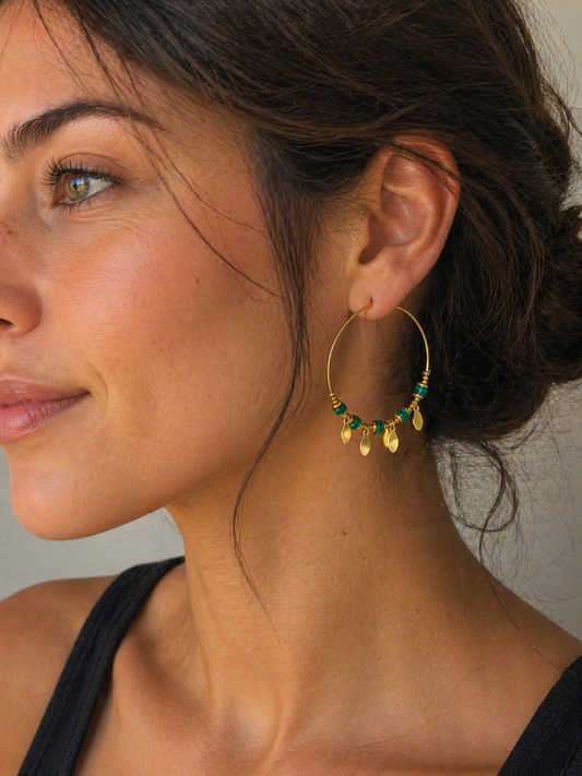 Boucles d'oreilles "anneaux" Mobelle