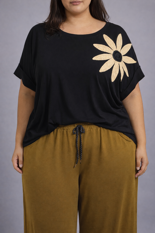 T-shirt fleur Mobelle