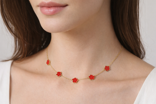 Collier floral Mobelle