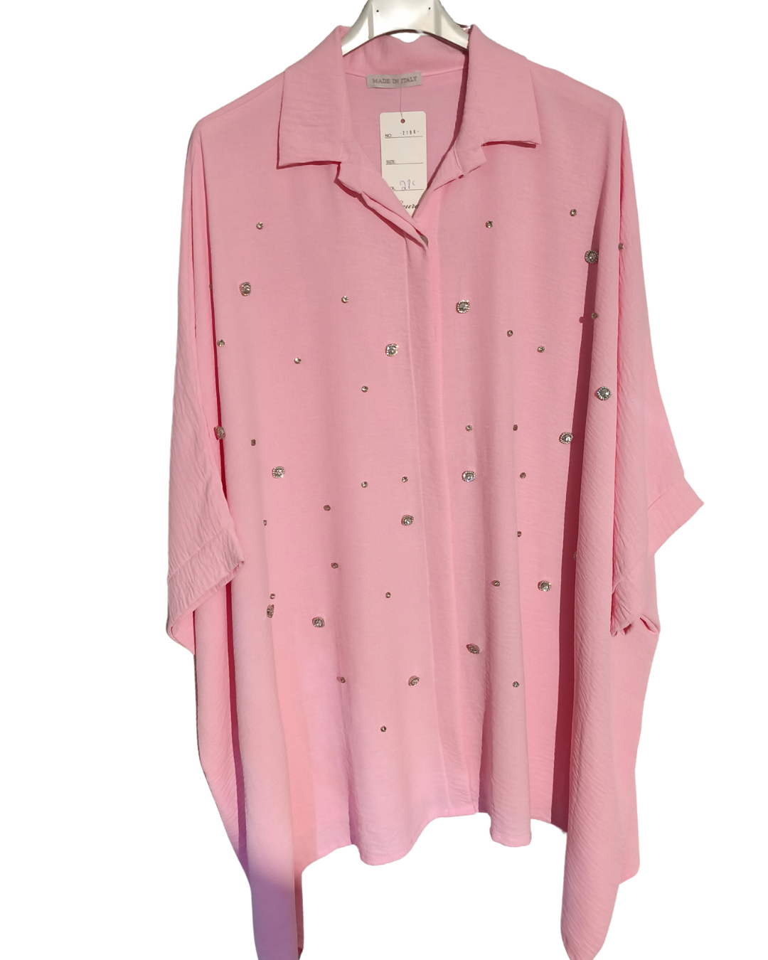 Chemisier Manches Courtes Strass Mobelle
