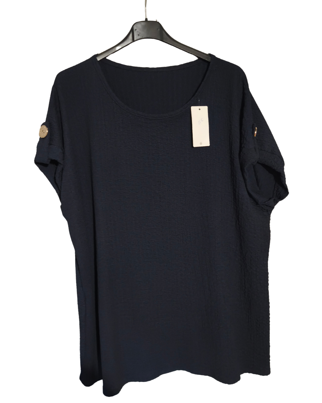 T-shirt boutons sur les manches Mobelle