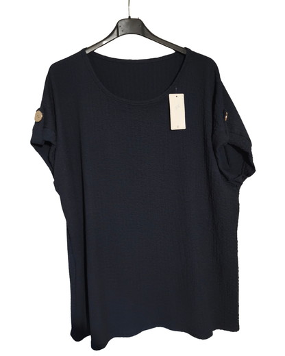 T-shirt boutons sur les manches Mobelle