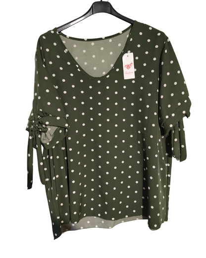 Blouse à pois Mobelle