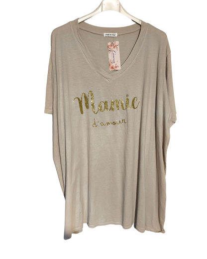 T-Shirt "Mamie d'amour" Mobelle