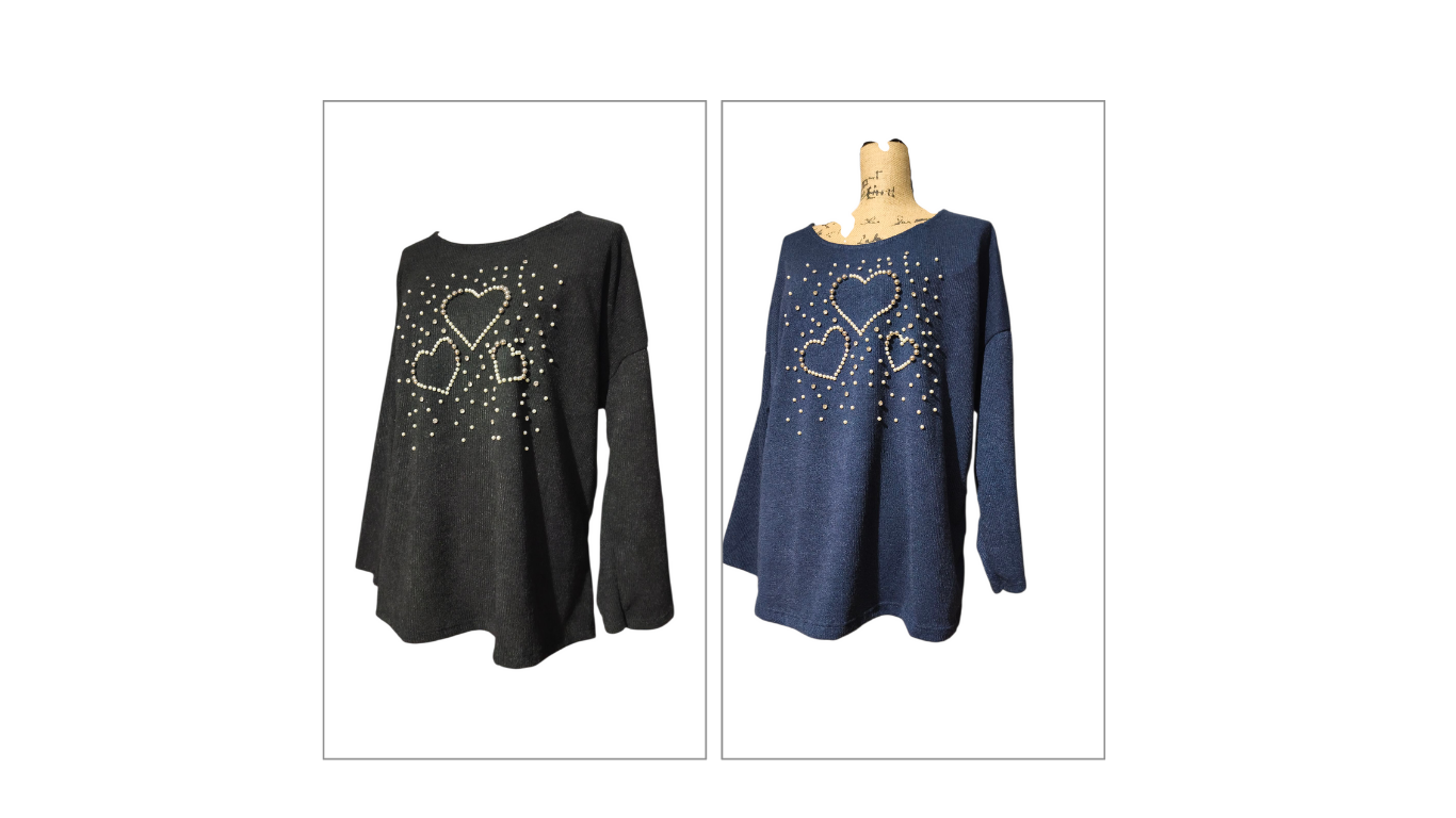 pull coeur perlé
pull coeur femme grande taille

