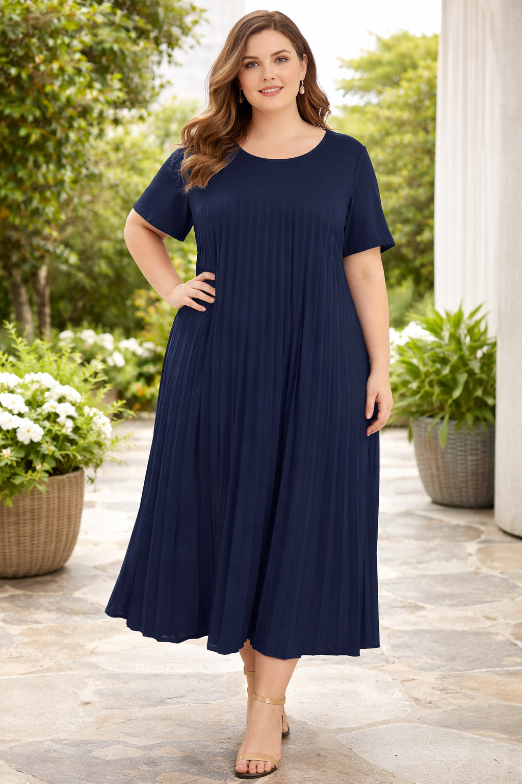 Robe Plissée Mobelle