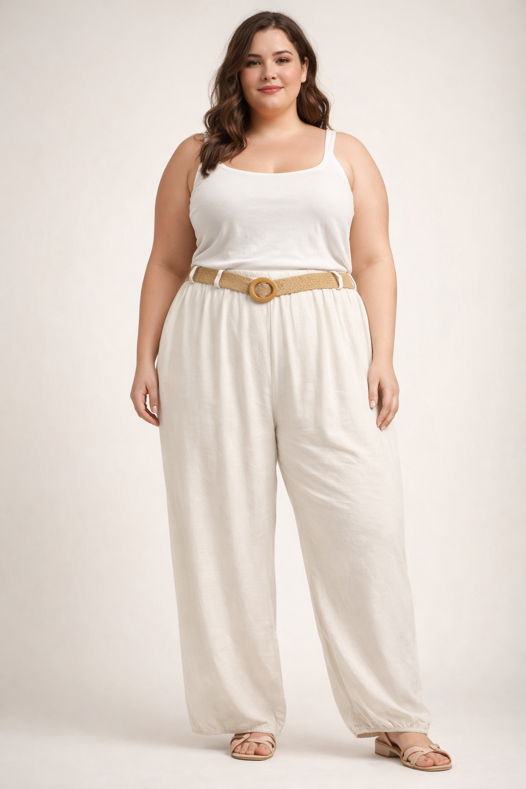 Pantalon avec ceinture Mobelle