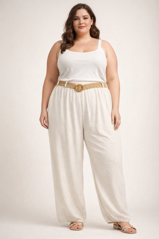 Pantalon avec ceinture Mobelle