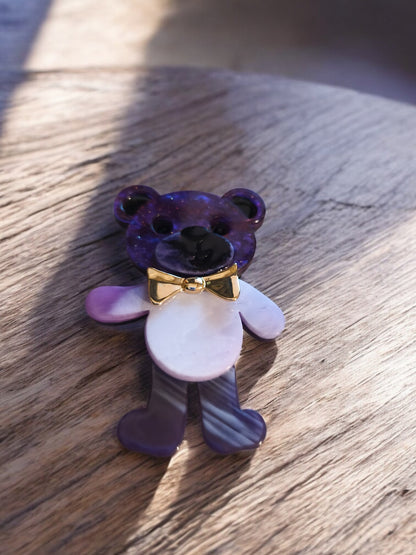 Broche aimantée ourson