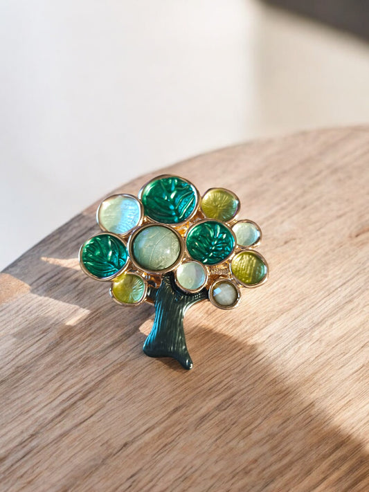 Broche aimantée arbre de vie