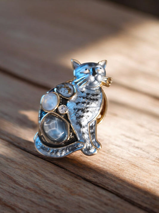 Broche aimantée chat - Mobelle