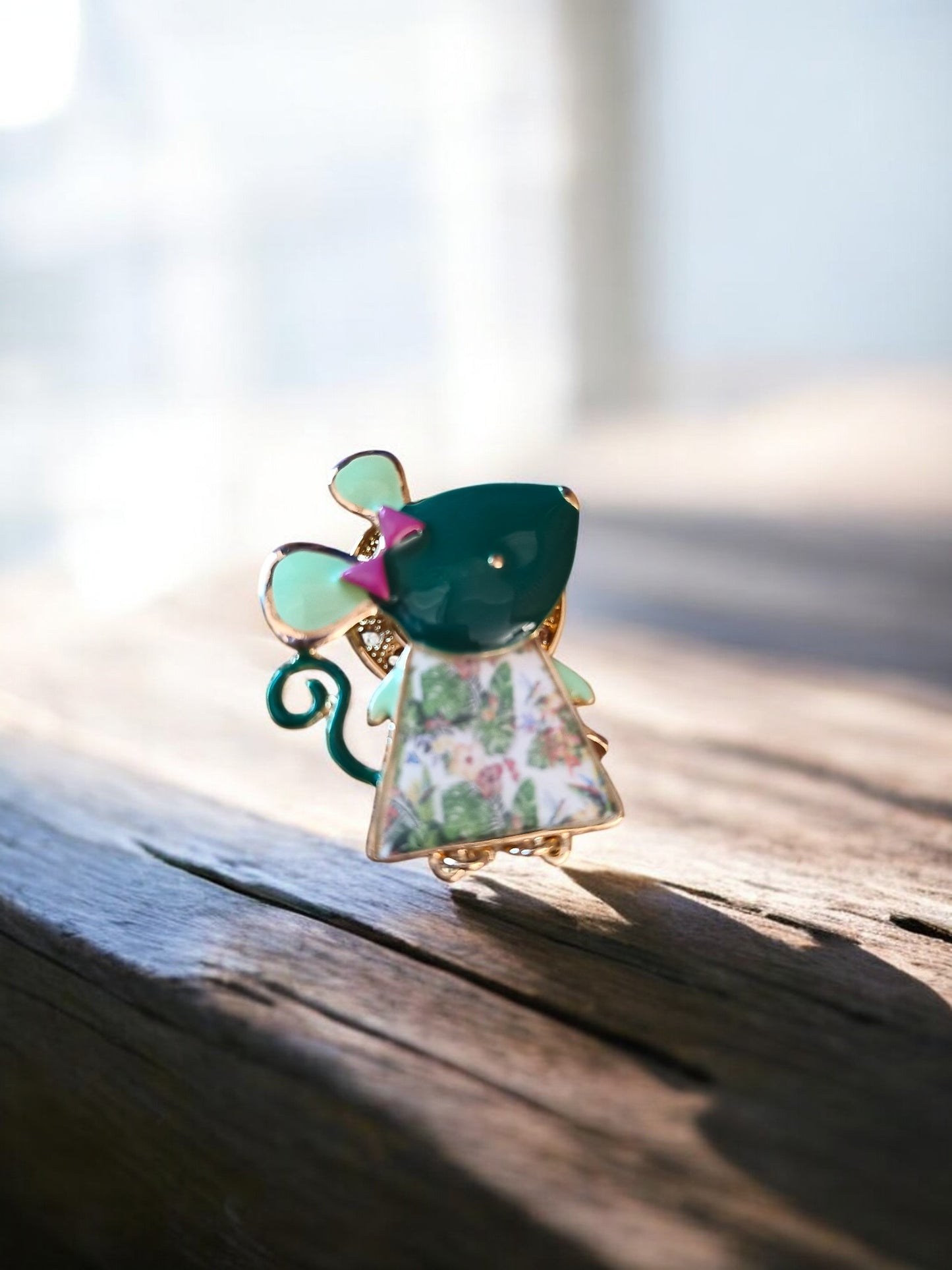 Broche aimantée souris