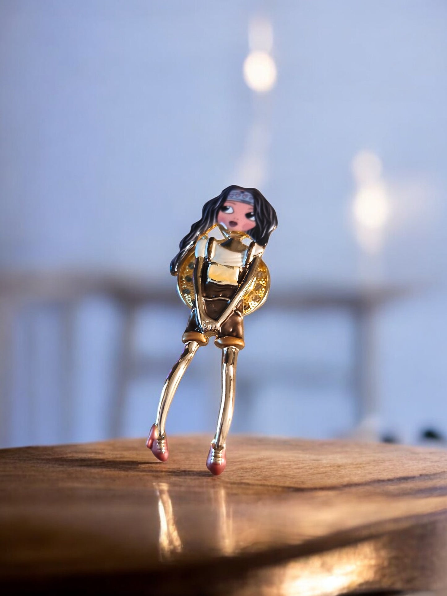 Broche aimantée femme