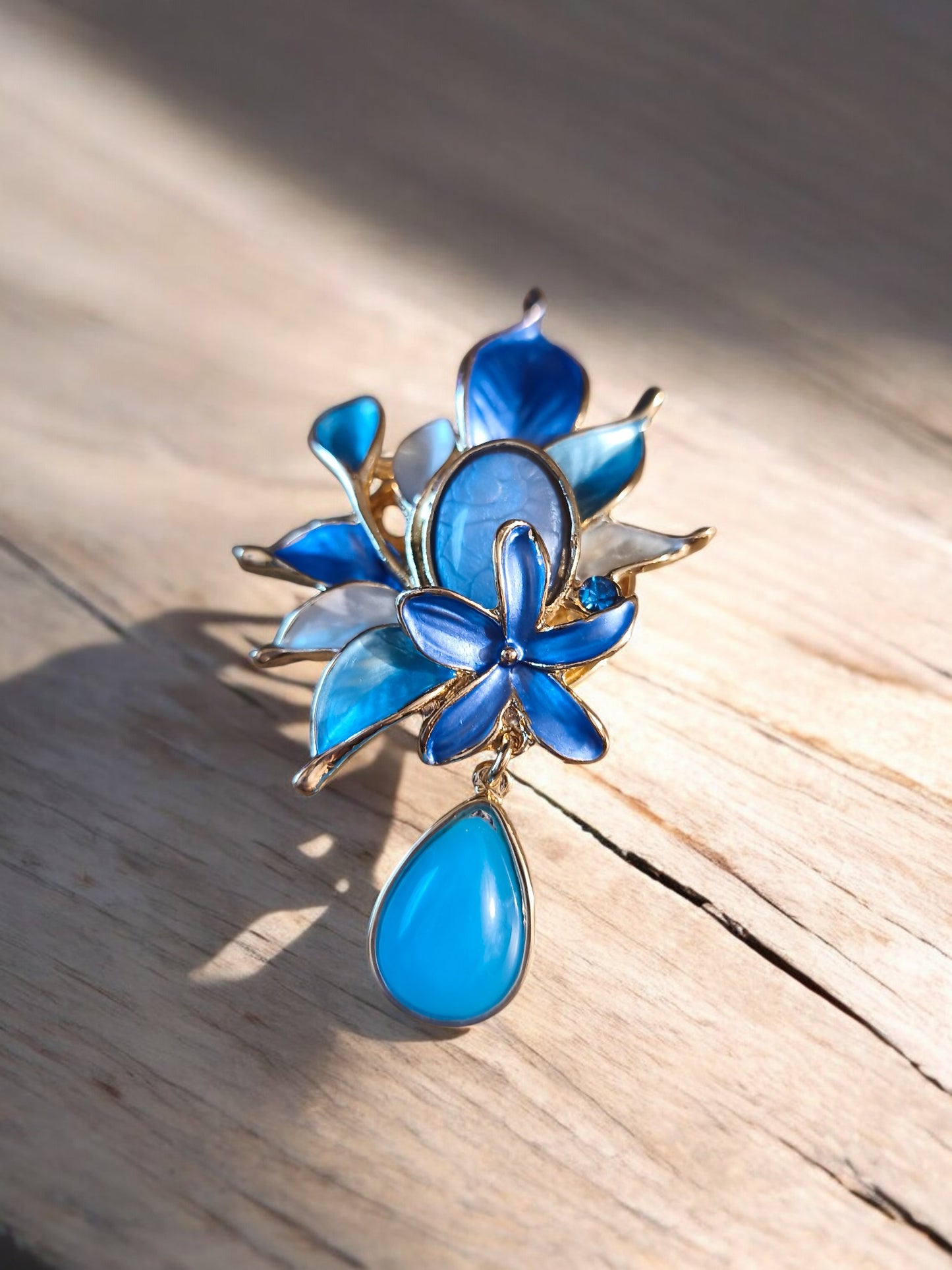 Broche aimantée fleurs