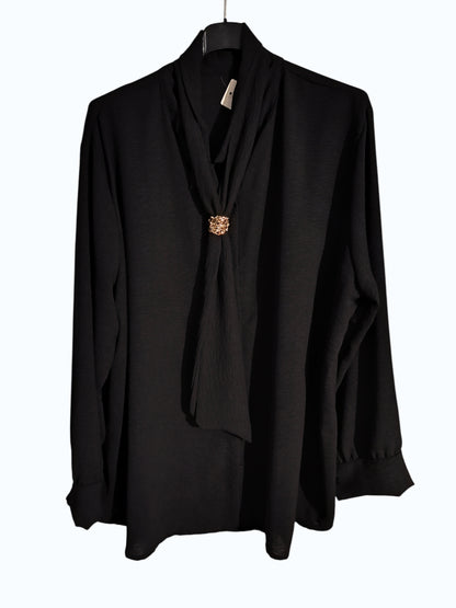 Chemise Chic à Nœud Mobelle