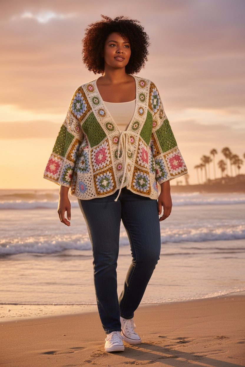 Gilet crochet Mobelle