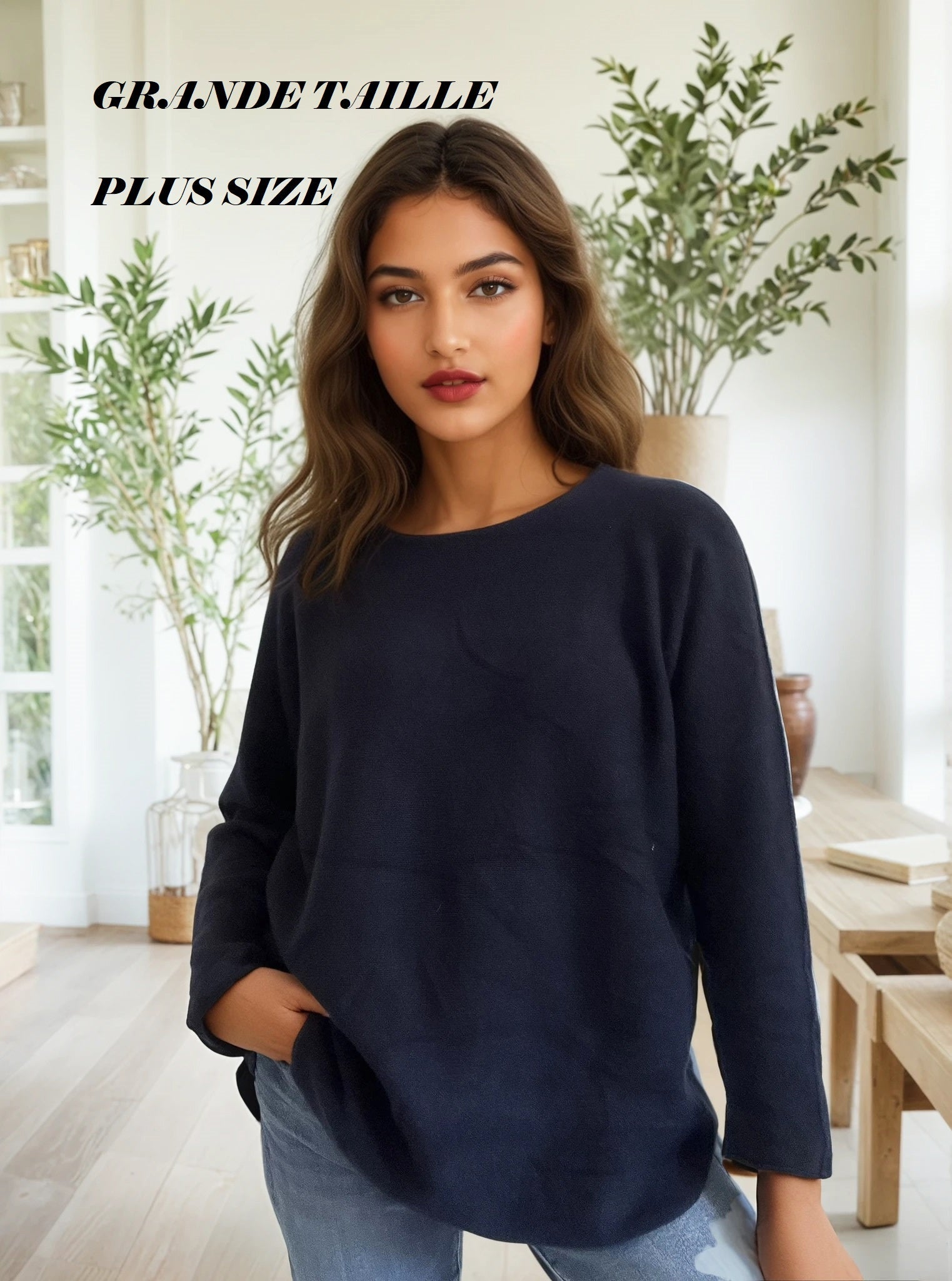 Pull tout doux col rond Mobelle