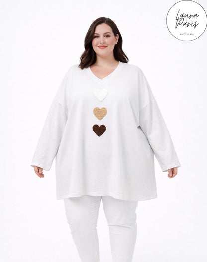 Tunique 3 cœurs Mobelle