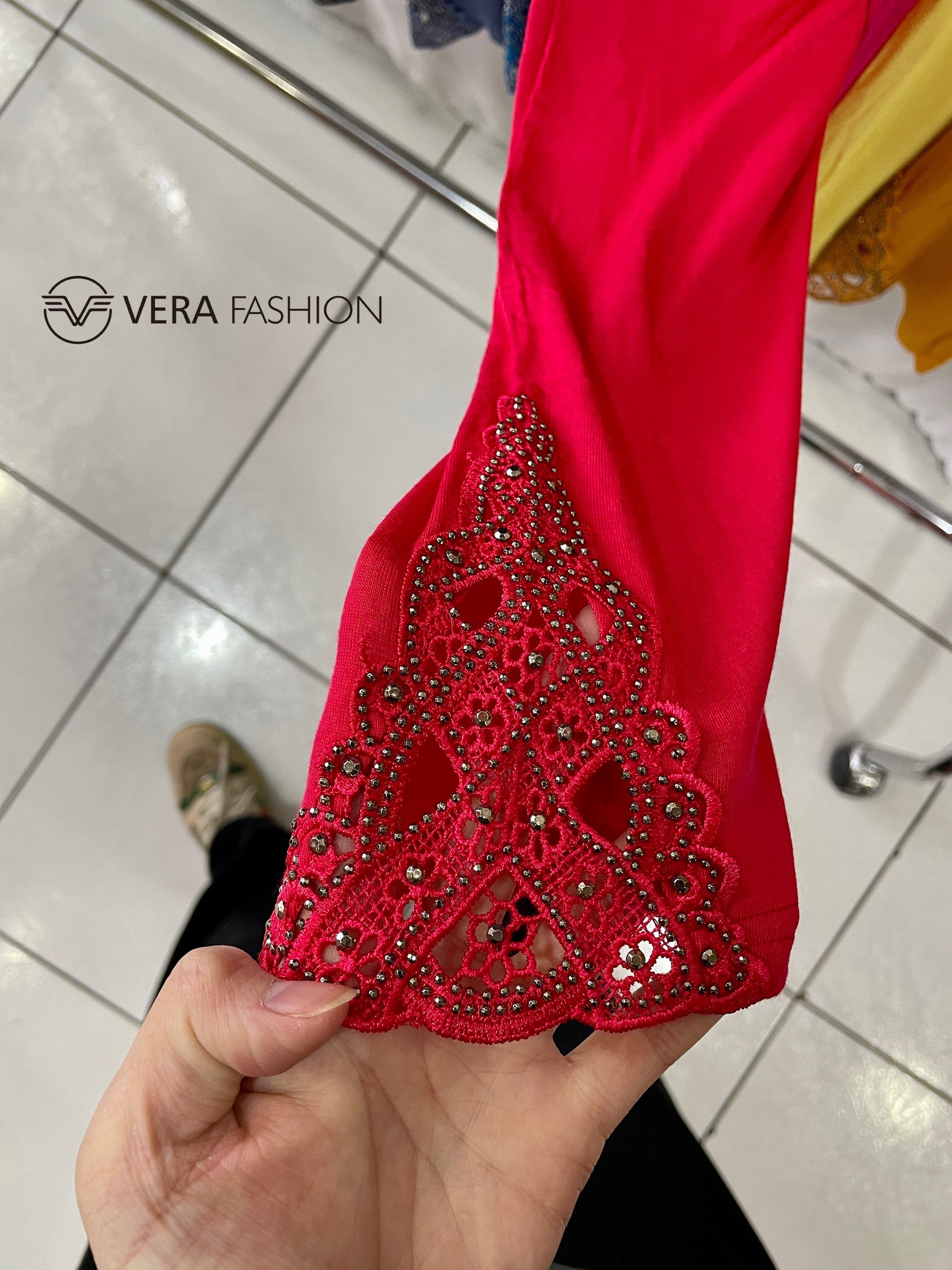 Legging court strass Mobelle