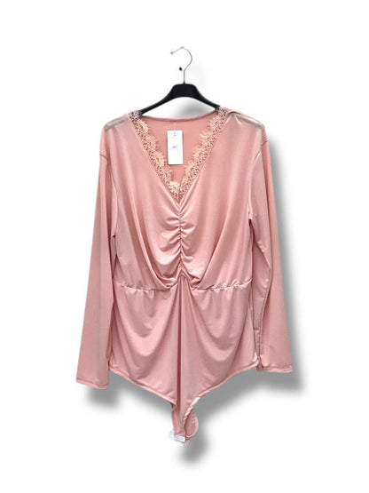 Body col V en dentelle Mobelle